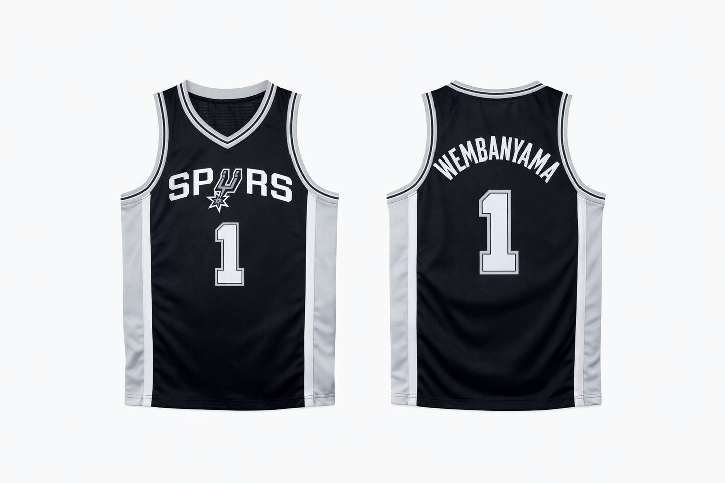Camiseta deportiva - Estilo baloncesto – Diseño inspirado en San Antonio