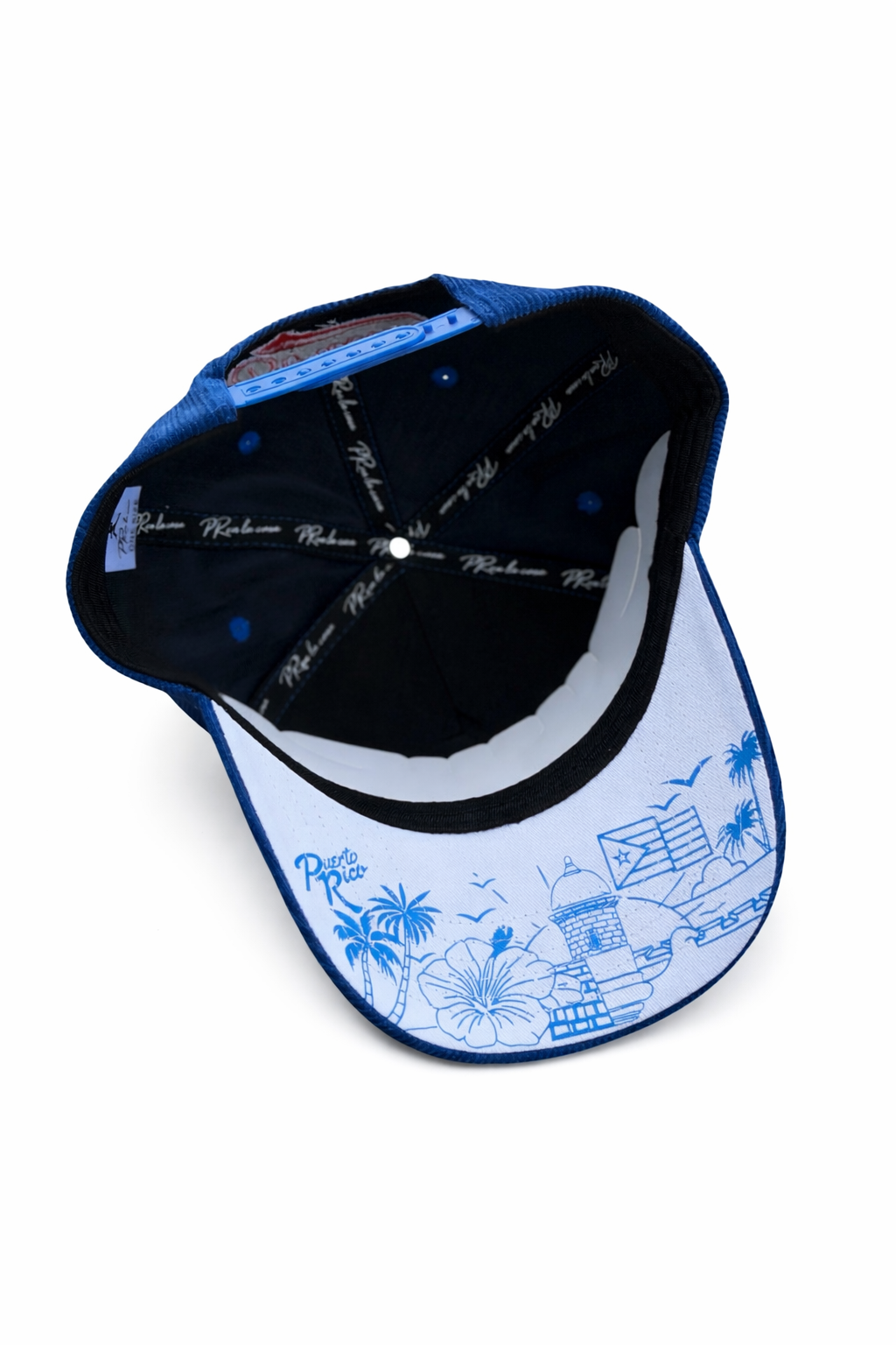 Puerto Rico “Boricua” Blue Corduroy Cap