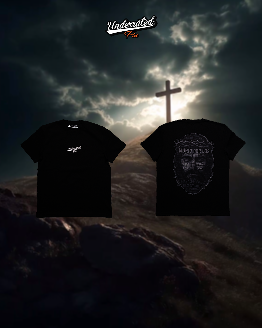 “Murió por ti” Black Tee