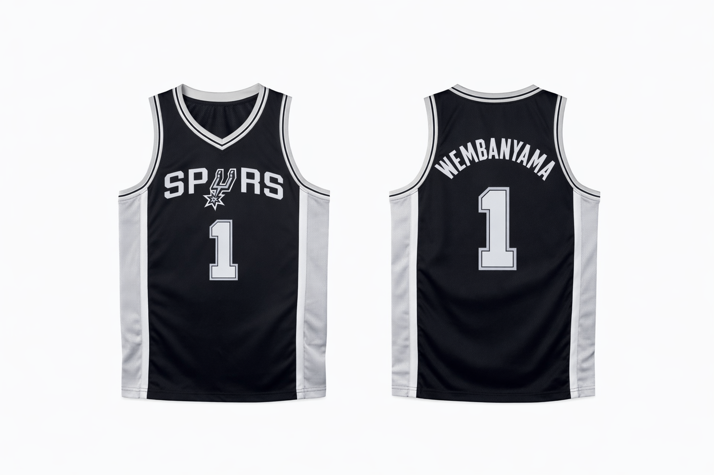 Camiseta deportiva - Estilo baloncesto – Diseño inspirado en San Antonio
